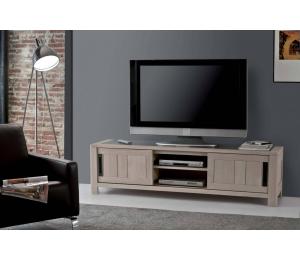 D Meuble TV 2portes 1niche L180 H48 P46cm