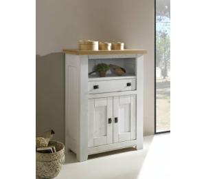 W Bibus 2 portes 1 tiroir 1 niche L82 H110 P39 cm