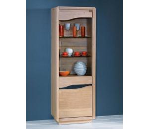 C Colonne 1porte bois et céramique L61 H180 P40cm