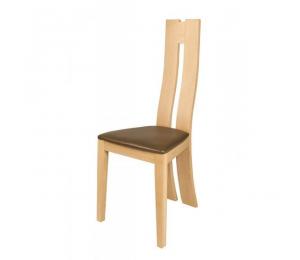 Chaise 1410. Hauteur 108 cm. Assise garnie.