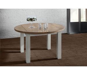 R Table ronde Diamètre 125 + 1 allonge portefeuille de 40cm