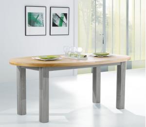 R Table ovale L190x110 + 1 ou 2 allonges de 40cm