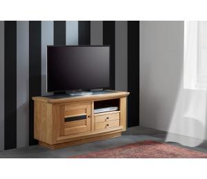 B Meuble TV  1 porte 1 tiroir 1 niche L124 H61 P45cm