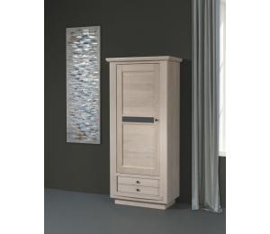 B Colonne 1 porte bois 1 tiroir L79 H171 P45cm