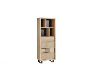 E Colonne 1 porte, 1 tiroir, 1 niche L70 H190 P42cm