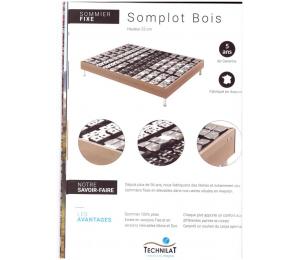 Sommier fixe SOMPLOTS  BOIS hauteur 22cm