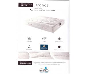 Matelas fixe CRONOS hauteur 29cm confort extra ferme, contact Tonique