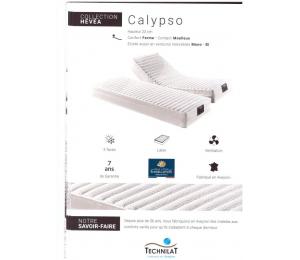 Matelas relevable CALYPSO hauteur 23cm confort ferme, contact moëlleux. Existe aussi en versions relevables Mono ou Bi