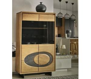TH Vitrine 2 portes L100 H170 P42cm
