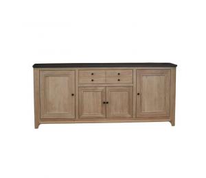 V Bahut 4 portes, 1 tiroir L220 H97 P50cm