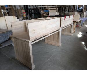 Bureaux en cours de fabrication