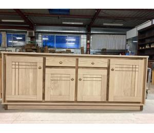 CH Bahut 4 portes 2 tiroirs L240 P50 H95cm